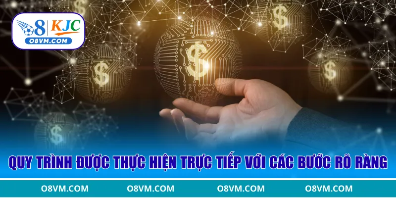 Quy trình được thực hiện trực tiếp với các bước rõ ràng